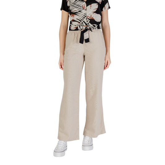 Only Beige Linen Pant