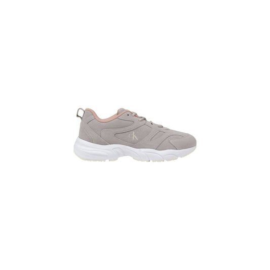 Calvin Klein Jeans Gray Artificial Leather Sneaker