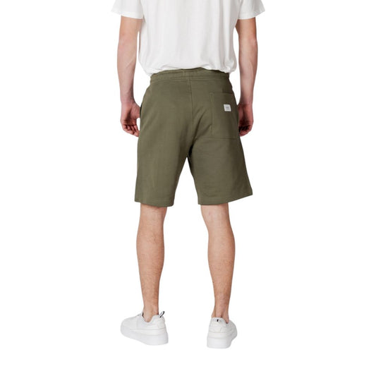 Replay Green Cotton Bermuda