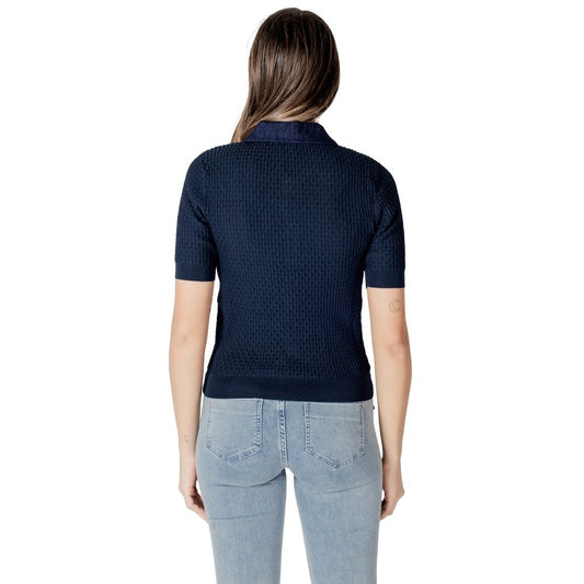Morgan De Toi Blue Polyester Sweater