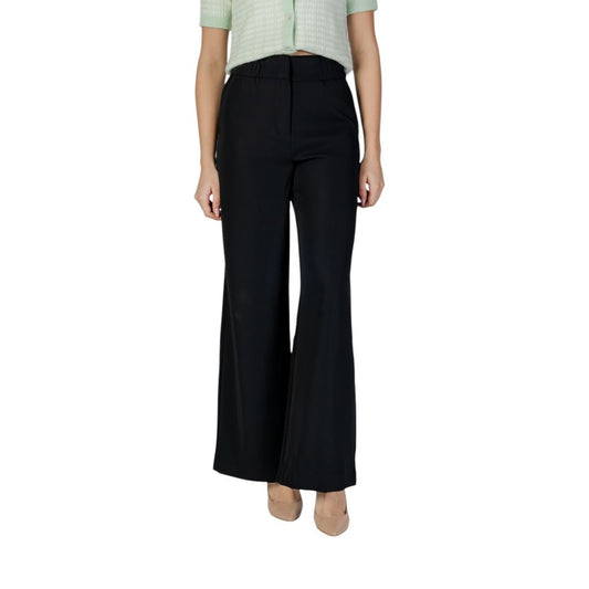 Morgan De Toi Black Polyester Pant