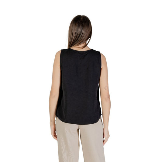 Only Black Recycled Polyester Tank Top