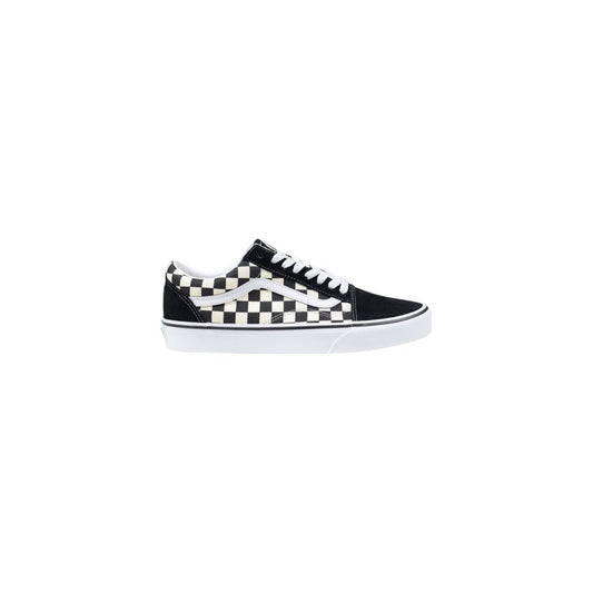 Vans Black And White Fabric Sneaker