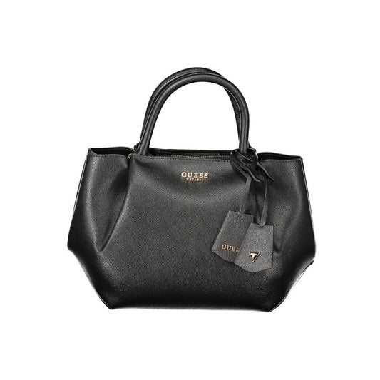 Guess Jeans Black Polyethylene Handbag