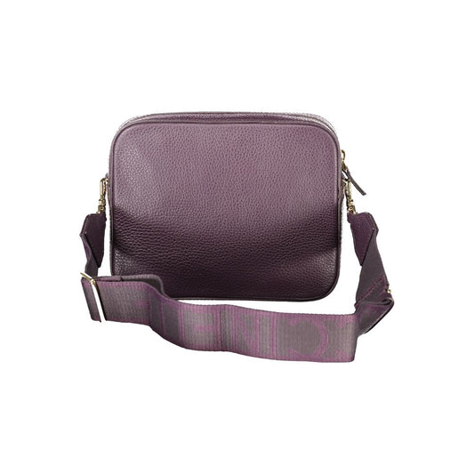 Coccinelle Purple Leather Handbag