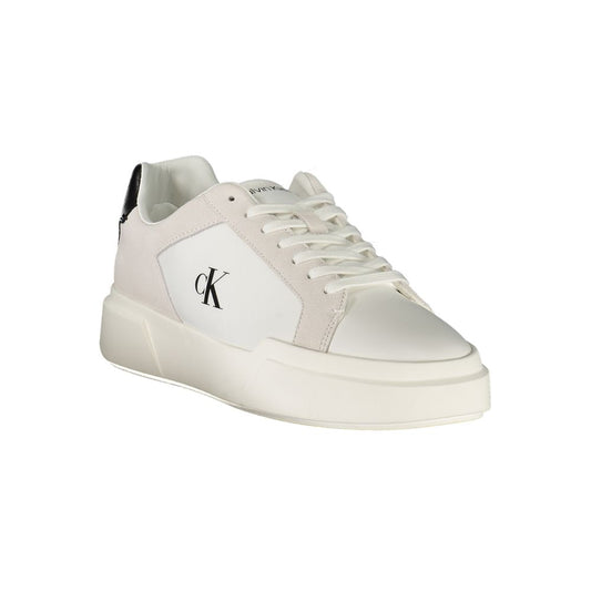Calvin Klein White Polyester Sneaker