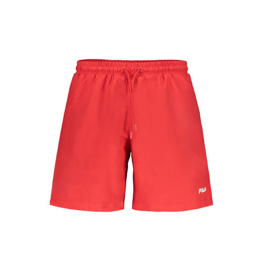 Fila Red Polyester Swimwear