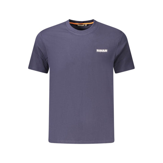 Napapijri Blue Cotton Men T-Shirt