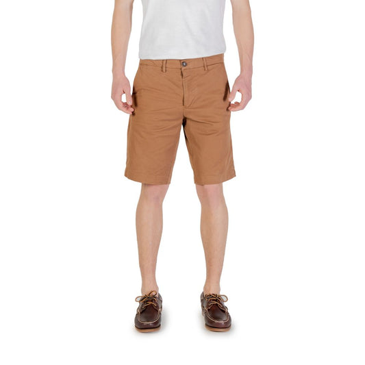 Borghese Beige Cotton Bermuda