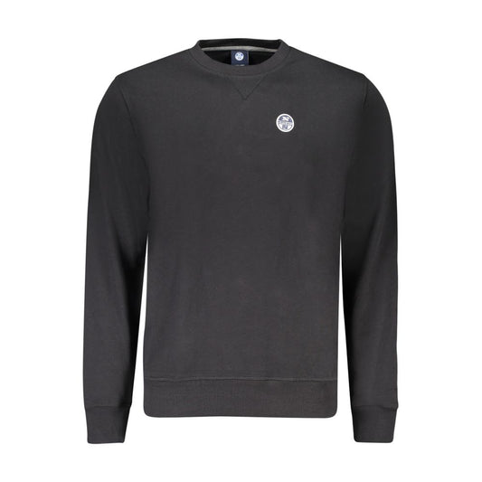 North Sails Black Cotton Sweatshirt