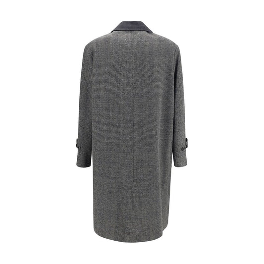 Margiela Single-breasted coat in virgin wool blend