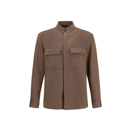 ZEGNA Wool Ovs-overshirt
