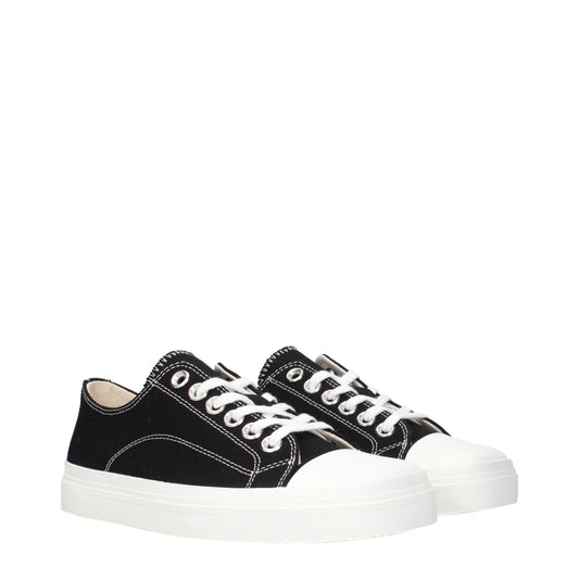 Moschino Black Fabric Low Tops