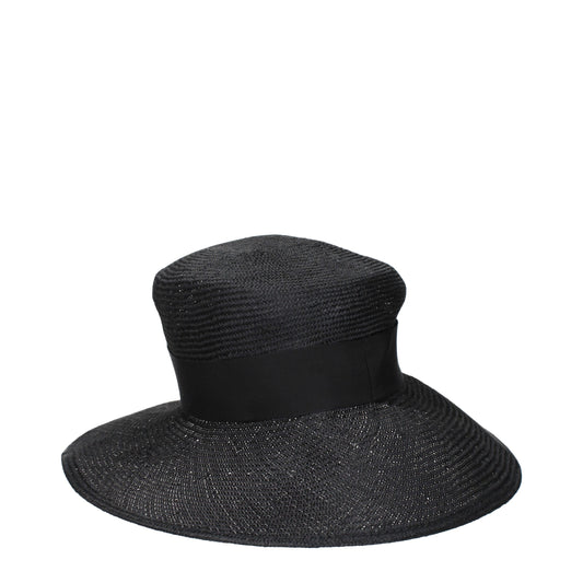 Max Mara Black Fibres Sunhats