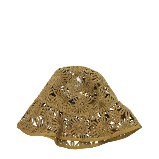 Max Mara Green Polyester Bucket Hats