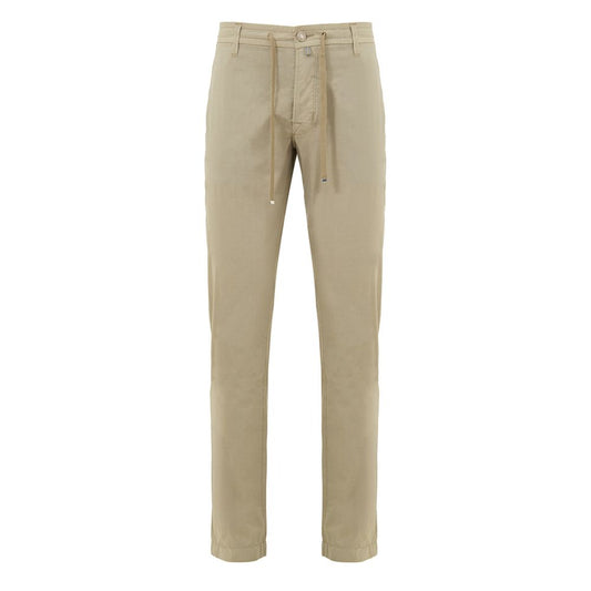 Jacob Cohen Beige Cotton Casual Pant