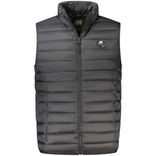 Cavalli Class Black Polyester Men Jacket