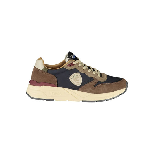 Blauer Blue Leather Men Sneaker