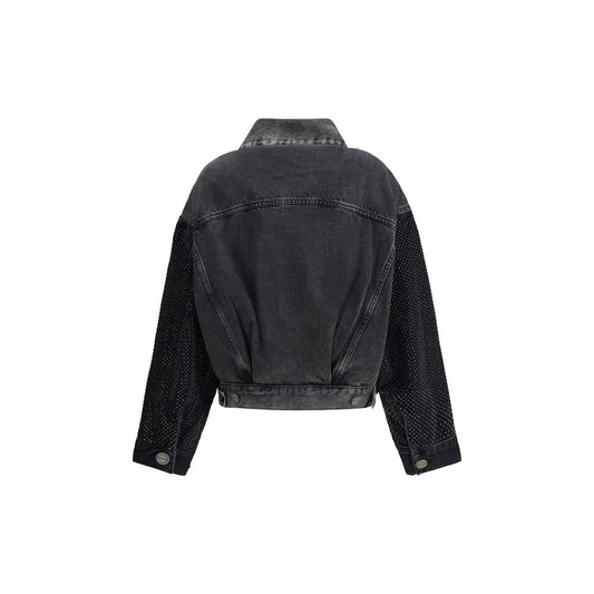 PINKO The Trucker jacket with mini studs