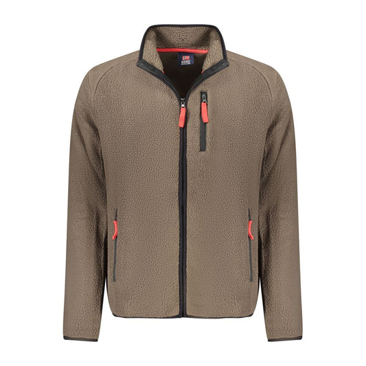 Norway 1963 Brown Polyester Men Sweater