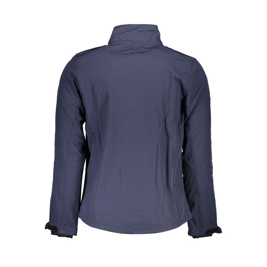 Gianmarco Venturi Blue Polyester Jackets & Coat