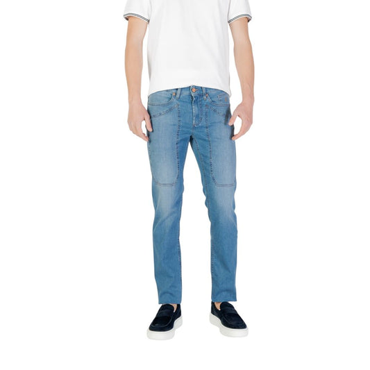 Jeckerson Light Blue Cotton Skinny Jean
