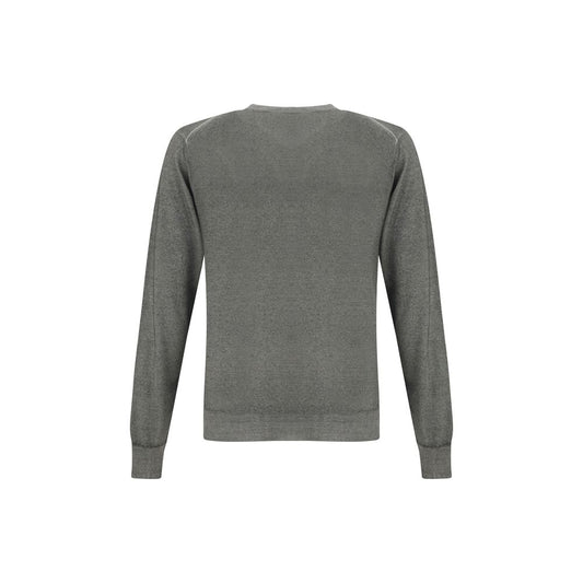 Cruciani Green V-neck Sweater