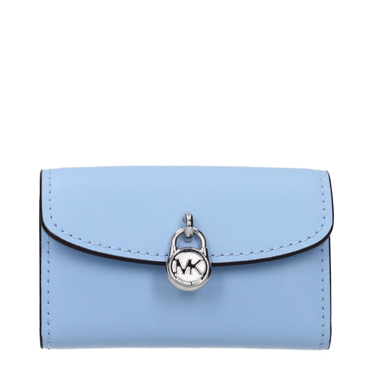 Michael Kors Light Blue Leather Wallets