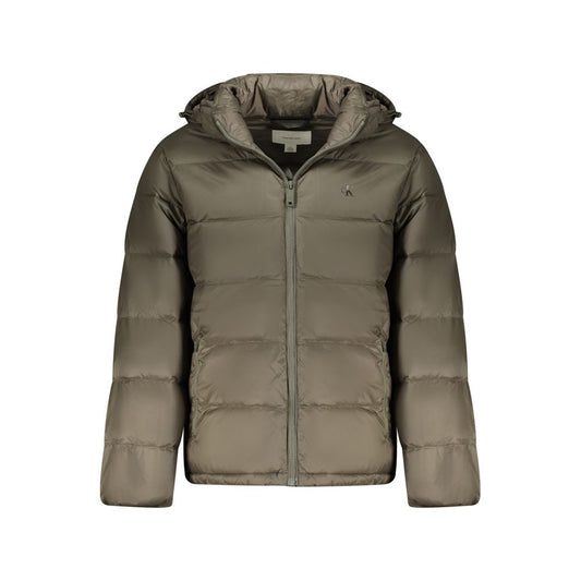 Calvin Klein Brown Polyamide Jackets & Coat