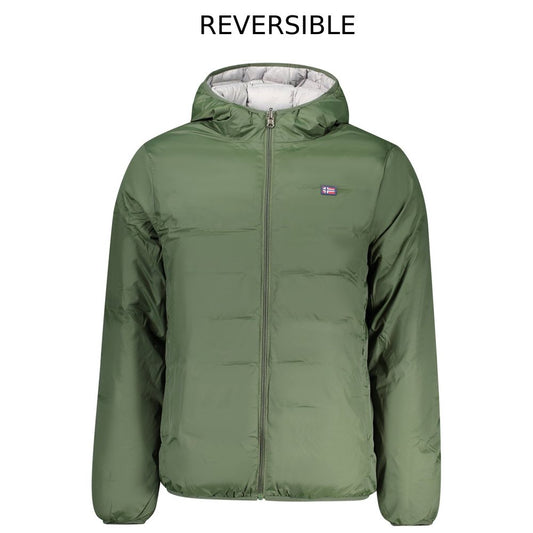 Norway 1963 Green Polyester Men's Reversible Jacket