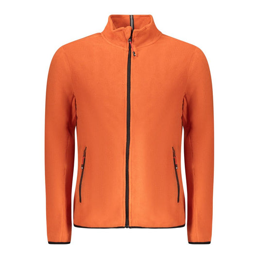 Norway 1963 Orange Polyester Men Sweater