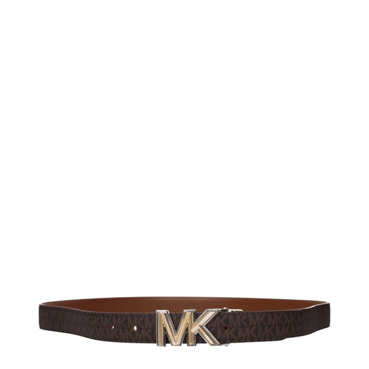 Michael Kors Brown Fabric Belts