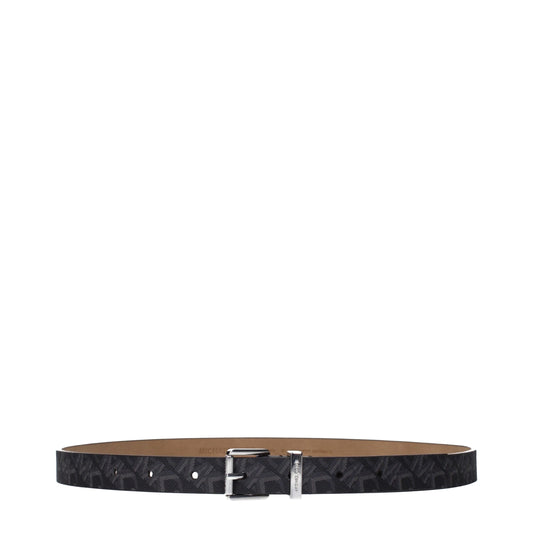 Michael Kors Gray Fabric Regular Belts