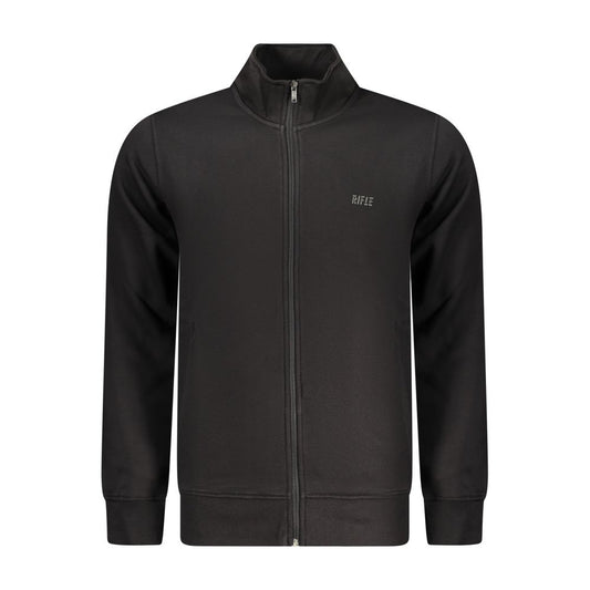 Rifle Black Cotton Sweatshirt