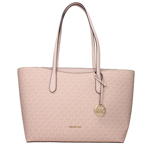 Michael Kors Pink Fabric Shoulder Bags