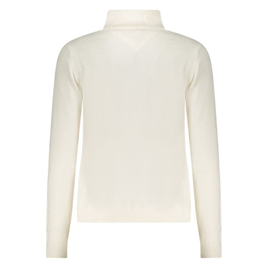 Tommy Hilfiger White Cotton Sweater