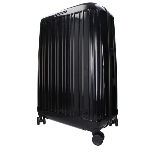 Piquadro Black Polycarbonate Luggage And Travel