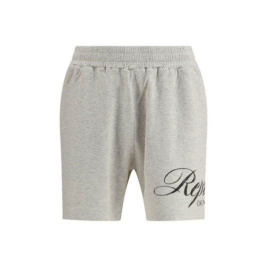 Represent Cream Cotton Bermuda Shorts