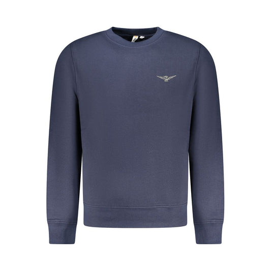 Accademia Militare Blue Cotton Men Sweater