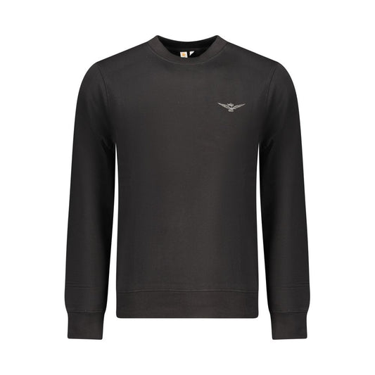 Accademia Militare Black Cotton Men Sweater