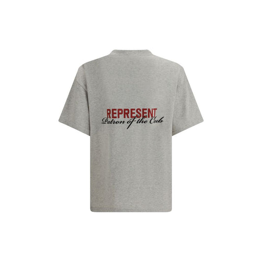 Represent Gray Cotton T-Shirt