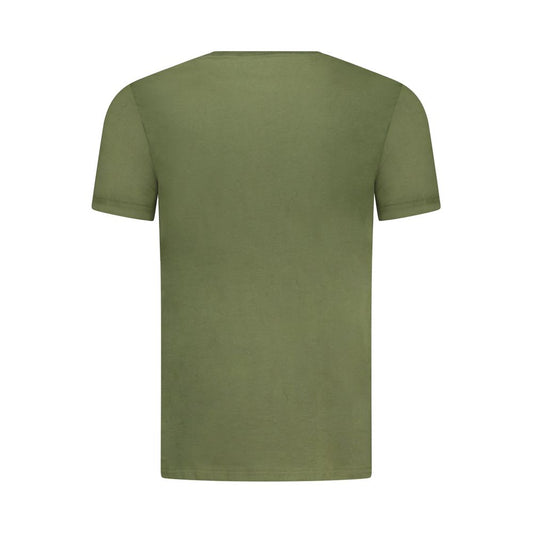 Aeronautica Militare Green Cotton Men T-Shirt