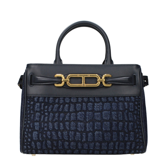 Tom Ford Blue Fabric Handbag