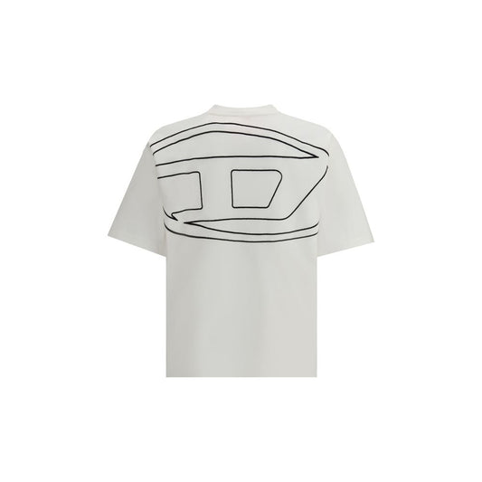 Diesel White Cotton T-Shirt