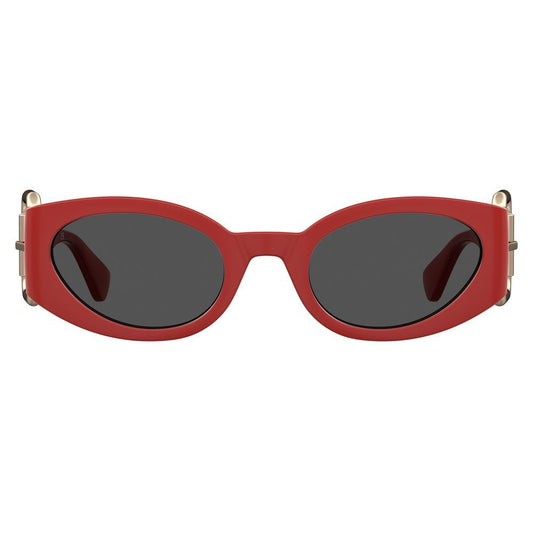 Moschino Red Resin Sunglasses