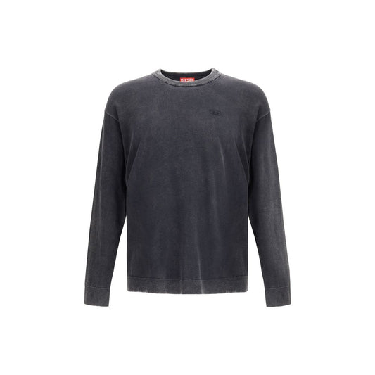 Diesel Gray Cotton Sweatshirt