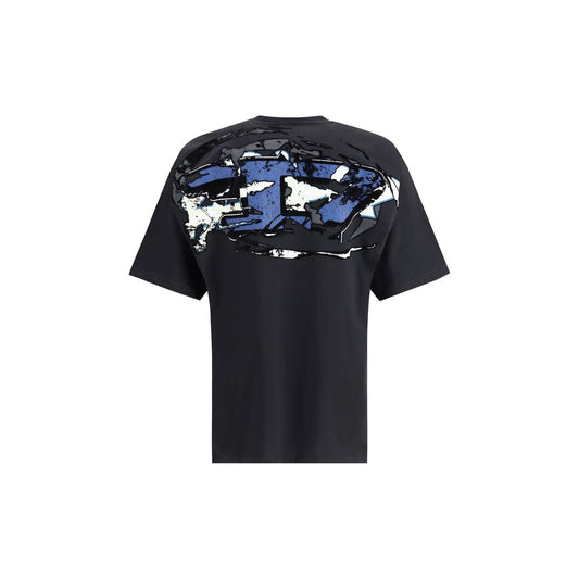 Diesel Black Cotton T-Shirt