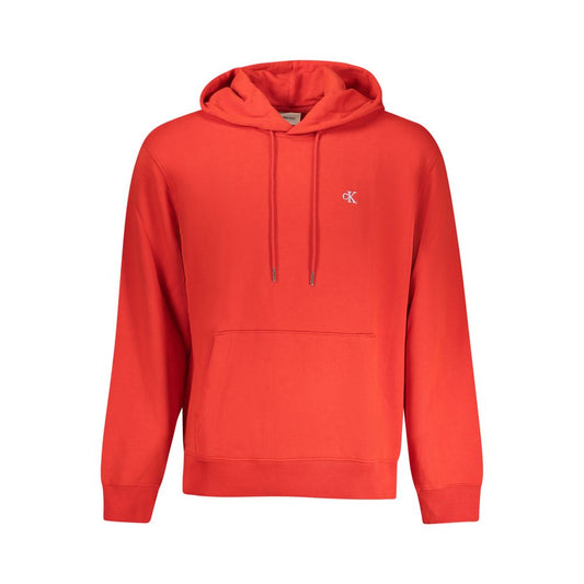 Calvin Klein Red Cotton Sweatshirt