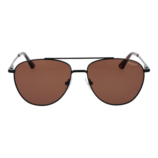Hackett Black Metal Sunglasses