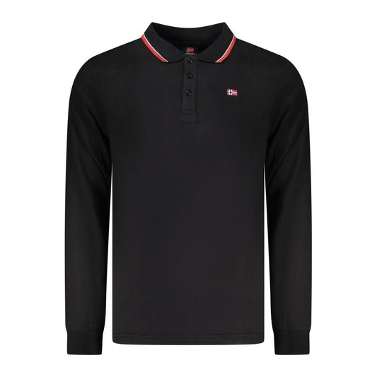Norway 1963 Black Cotton Polo Shirt